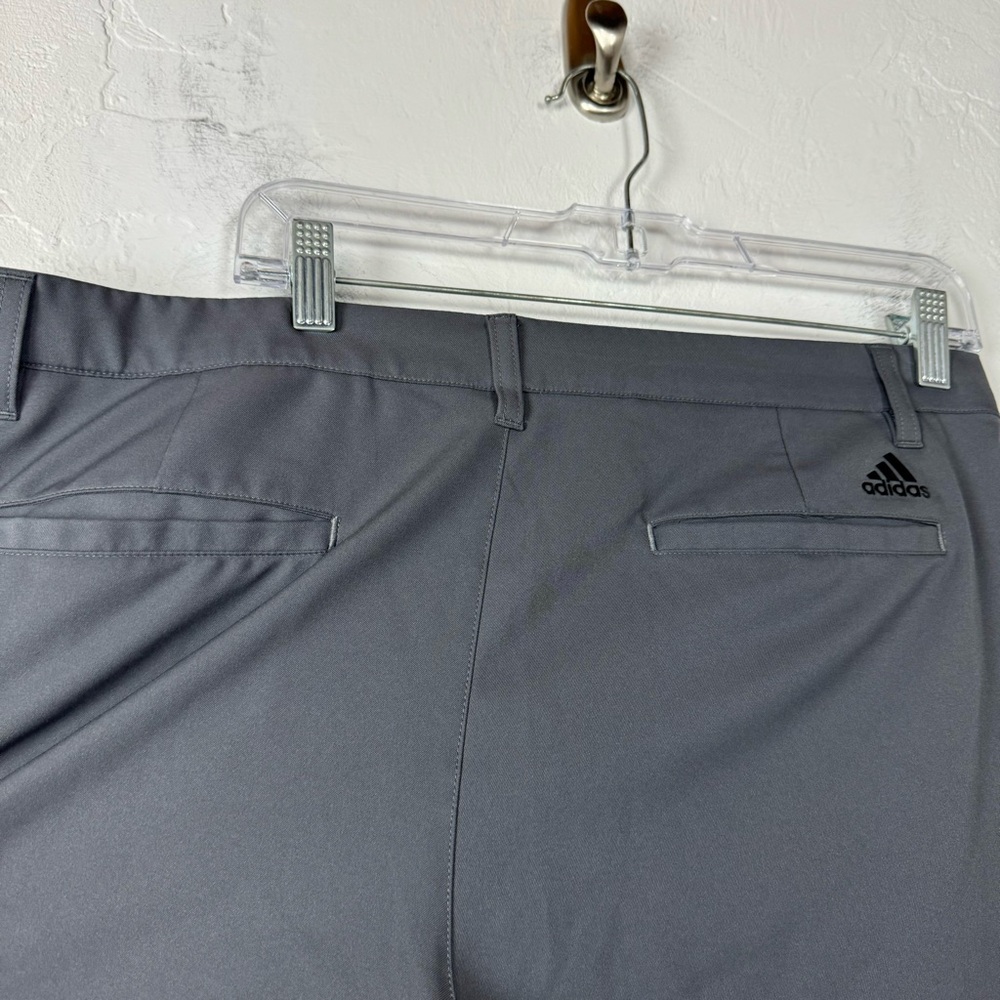 Adidas Pants Ultimate 365 Solid Gray Flat Front G… - image 6